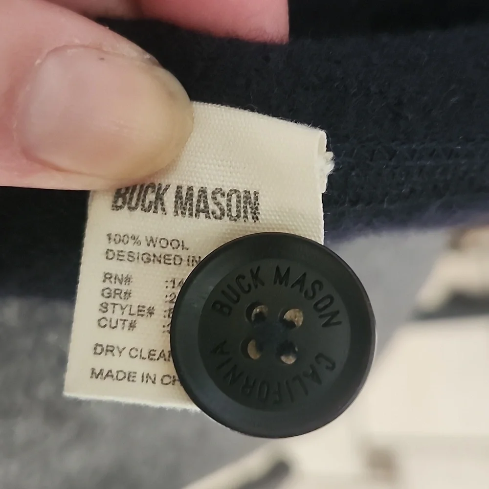 Buck Mason Black Three-Button Blazer - Picture 2 of 16